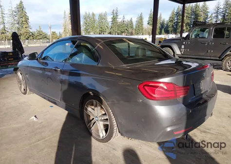 2018 BMW 440I z USA, uszkodzony, nr VIN WBA4Z5C59JEE16824